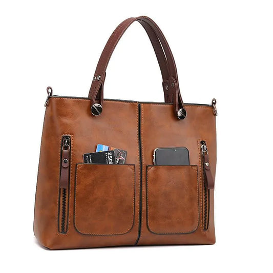 Ilse's Timeless Elegance | Vegan Leather Shoulder Bag